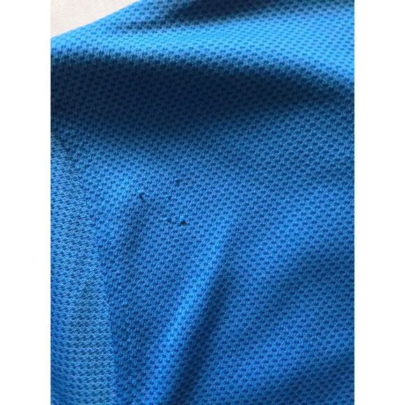 Bolle Mens Golf Polo Shirt Size XL Tech Quick Dry Stretch Blue Performance - Picture 4 of 6